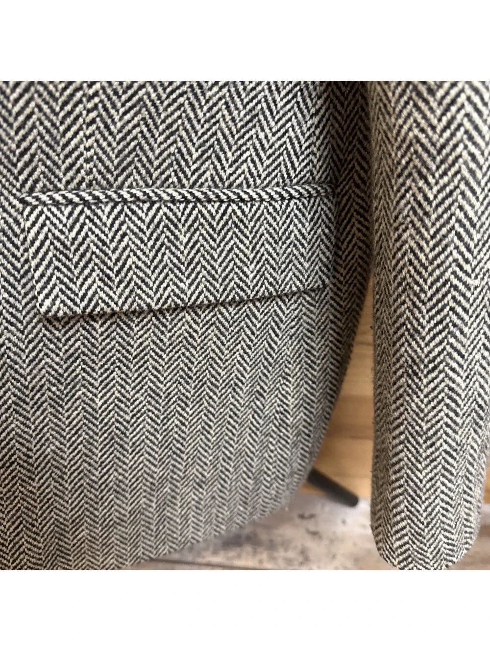 J.Crew FA09 Tweed Blazer Jacket Mens 44R Wool Blend 90% Wool Sports Coat 17569